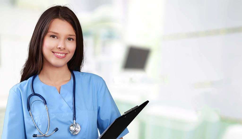 Telepsychiatrist consulting with a patient via video call